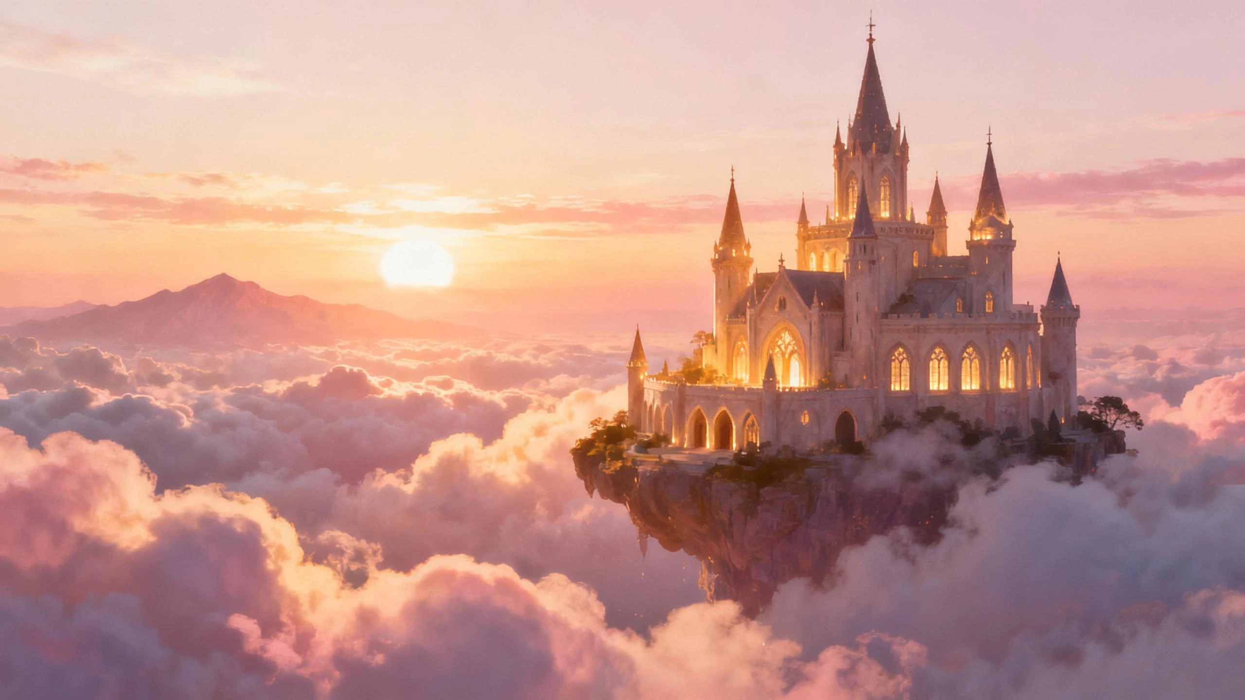 Fantasy Landscape - AI generated landscape by Nano Banana Pro